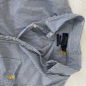 Polo by Ralph Lauren White and Blue Striped Shirt